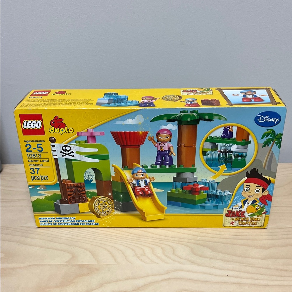 NWT Lego Duplo 10513 Never Land Hideout Set Jake & the Neverland Pirates